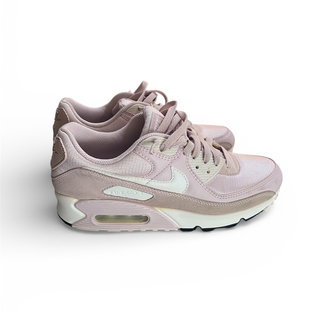 Nike Air Max Women's Blush Pink and White Sneakers